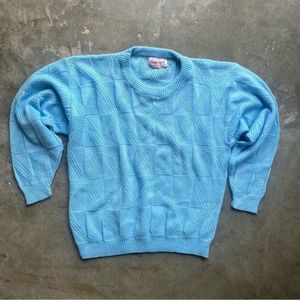 Vintage Baby Blue Women’s Sweater size Medium